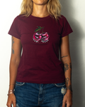 Camiseta Babylook Cereja